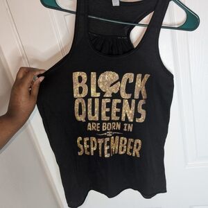 Bella Canvas Black and Gold Tank Top